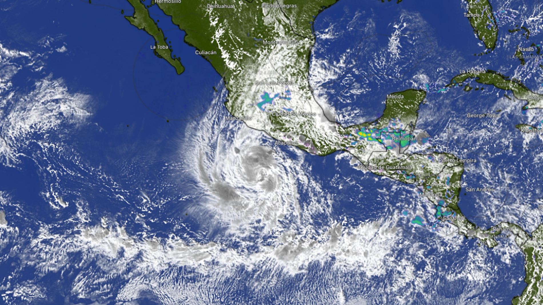 Tormenta tropical Kristy se forma en el Pacífico; provocará lluvias en varios estados